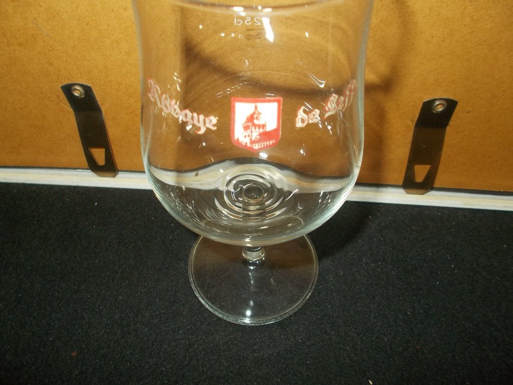 LEFFE - verre à vin 25cl - 80's - GRADE - Mont-Saint Guibert, Collections, Enlèvement, Utilisé, Verre ou Verres, Leffe