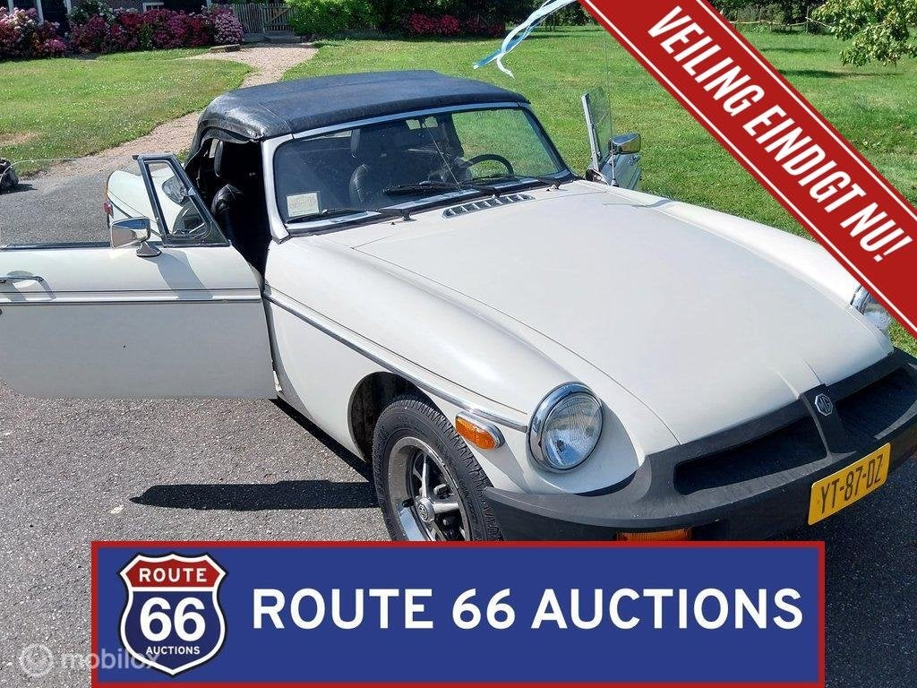 MG MGB Cabriolet | 1979 | Route 66 Auctions, Autos, Achat, Entreprise, Boîte manuelle, Autre carrosserie