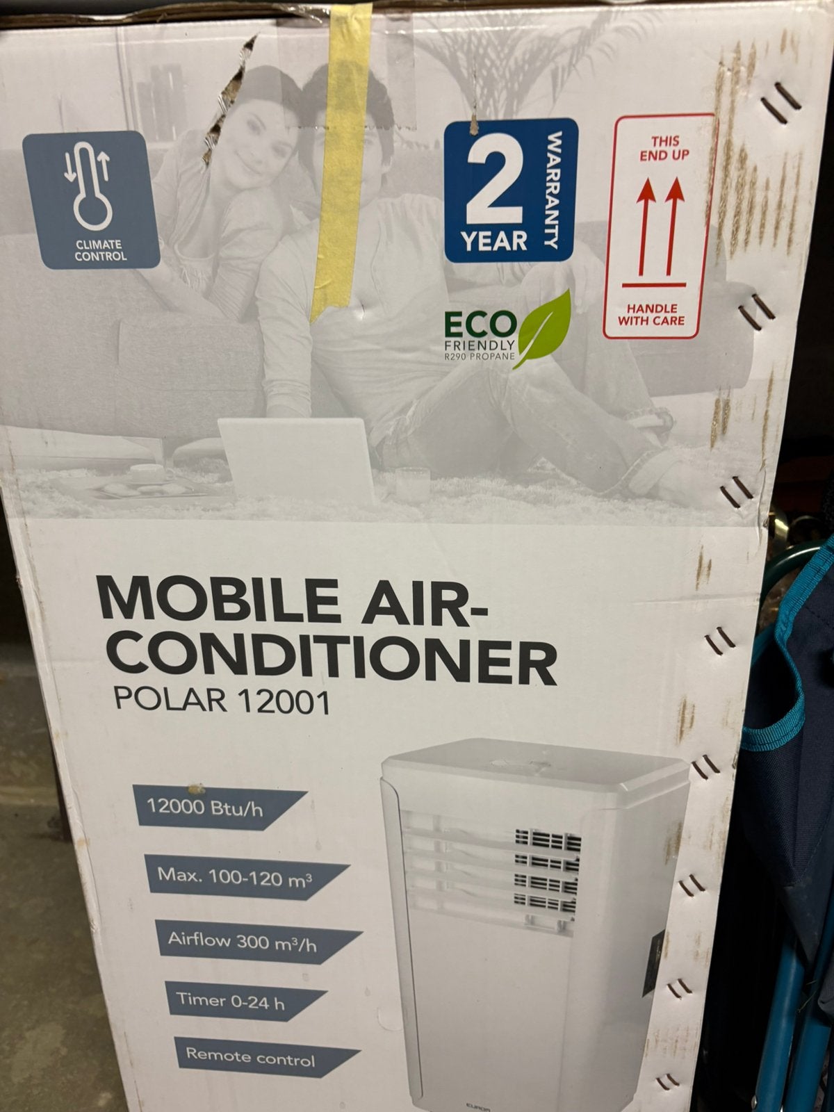 Mobiele airco, Elektronische apparatuur, Ophalen, Zo goed als nieuw, Mobiele airco