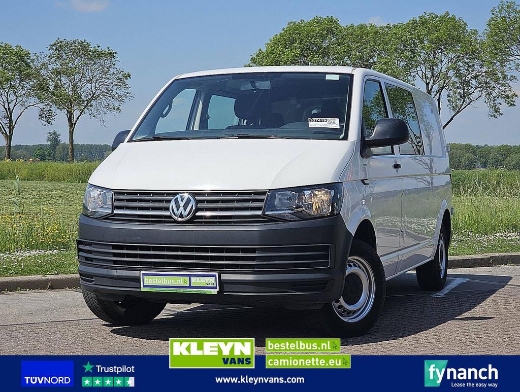 Volkswagen TRANSPORTER 2.0 TDI TDI 140 DC L2H1, Auto's, Wit, Bedrijf, Te koop, Handgeschakeld