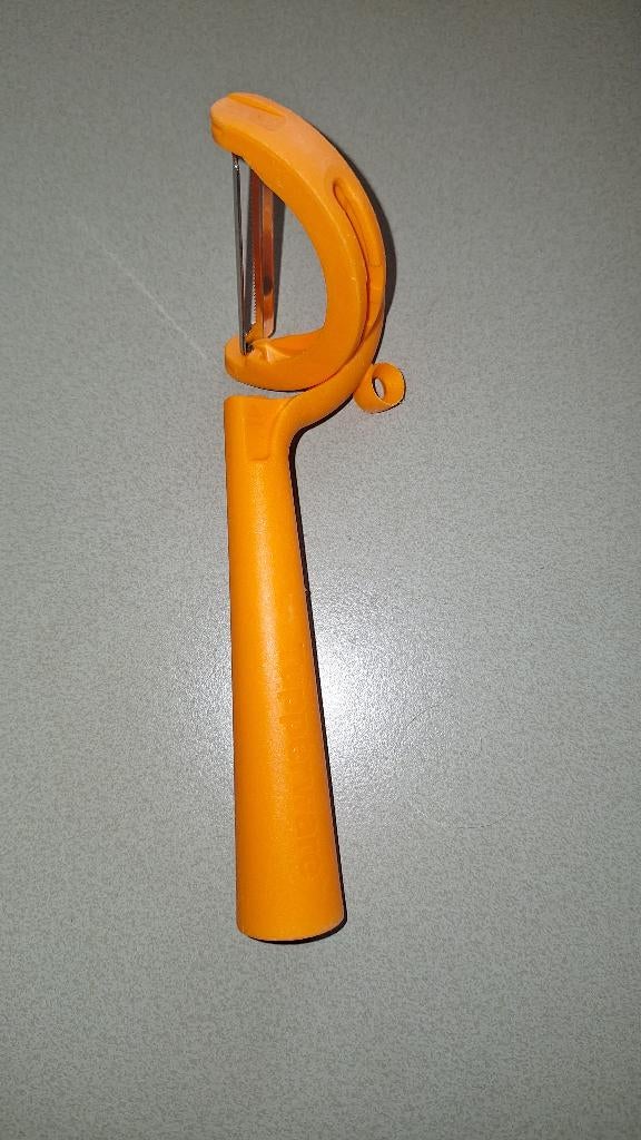 Tupperware universele dunschiller  horizontaal / verticaal, Ophalen of Verzenden, Zo goed als nieuw, Oranje