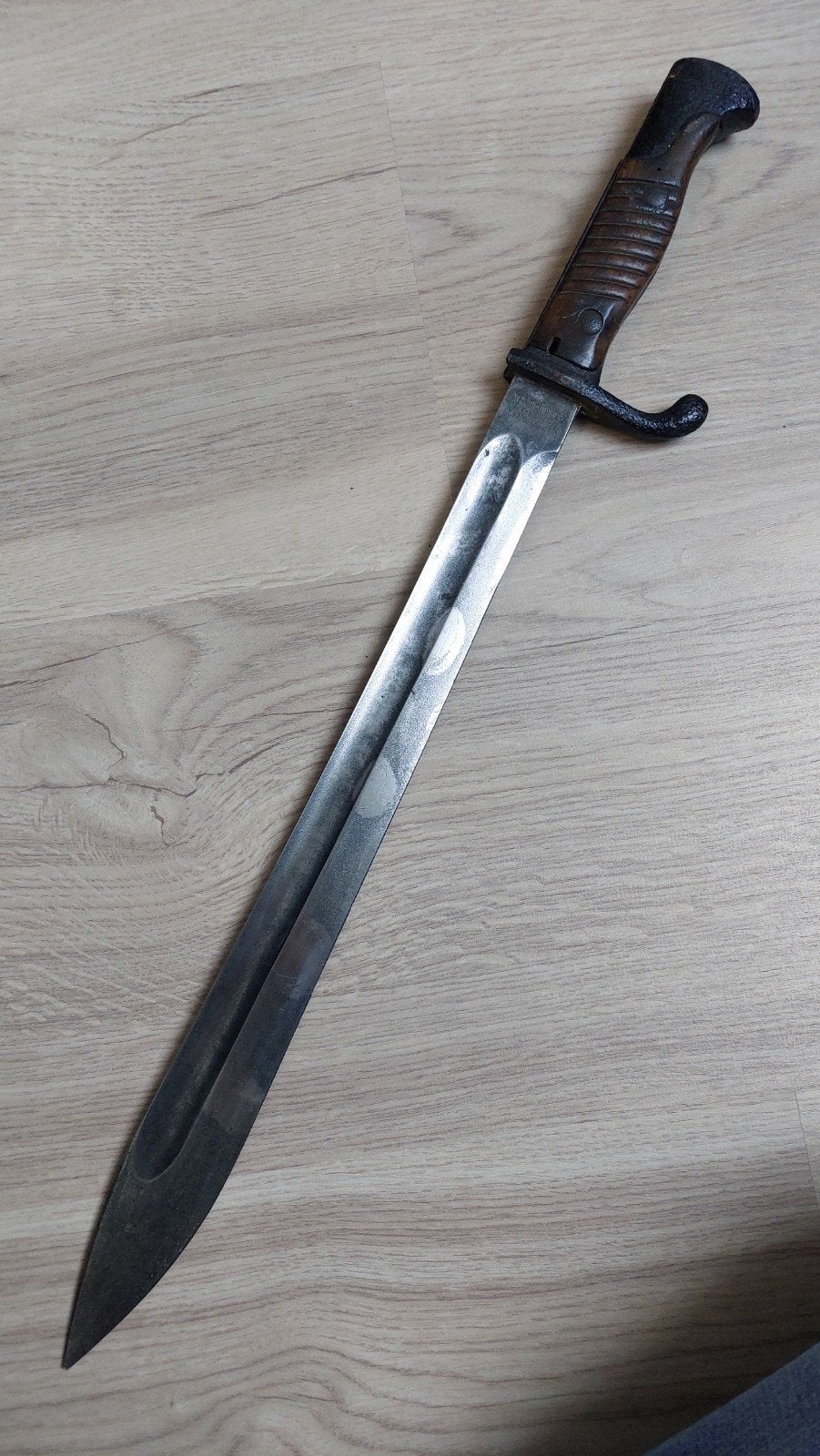 Authentique baïonnette allemande Mauser modèle 1898/05, Collections, Enlèvement ou Envoi