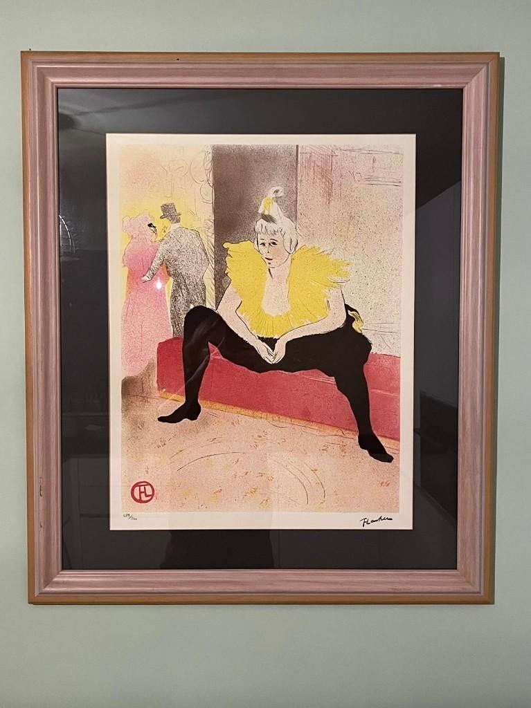 Henri de Toulouse-Lautrec - Le clown assis, Enlèvement
