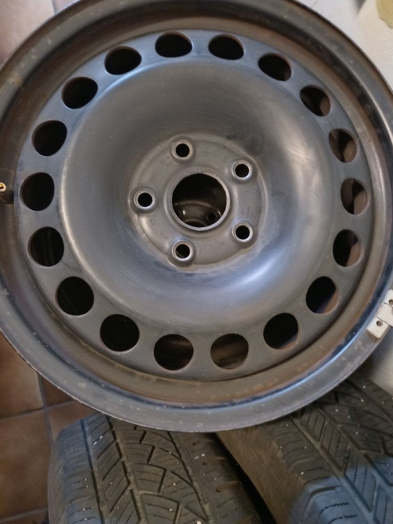 Stalen velgen 4 stuks, Ophalen, Velg(en), 16 inch, 205 mm