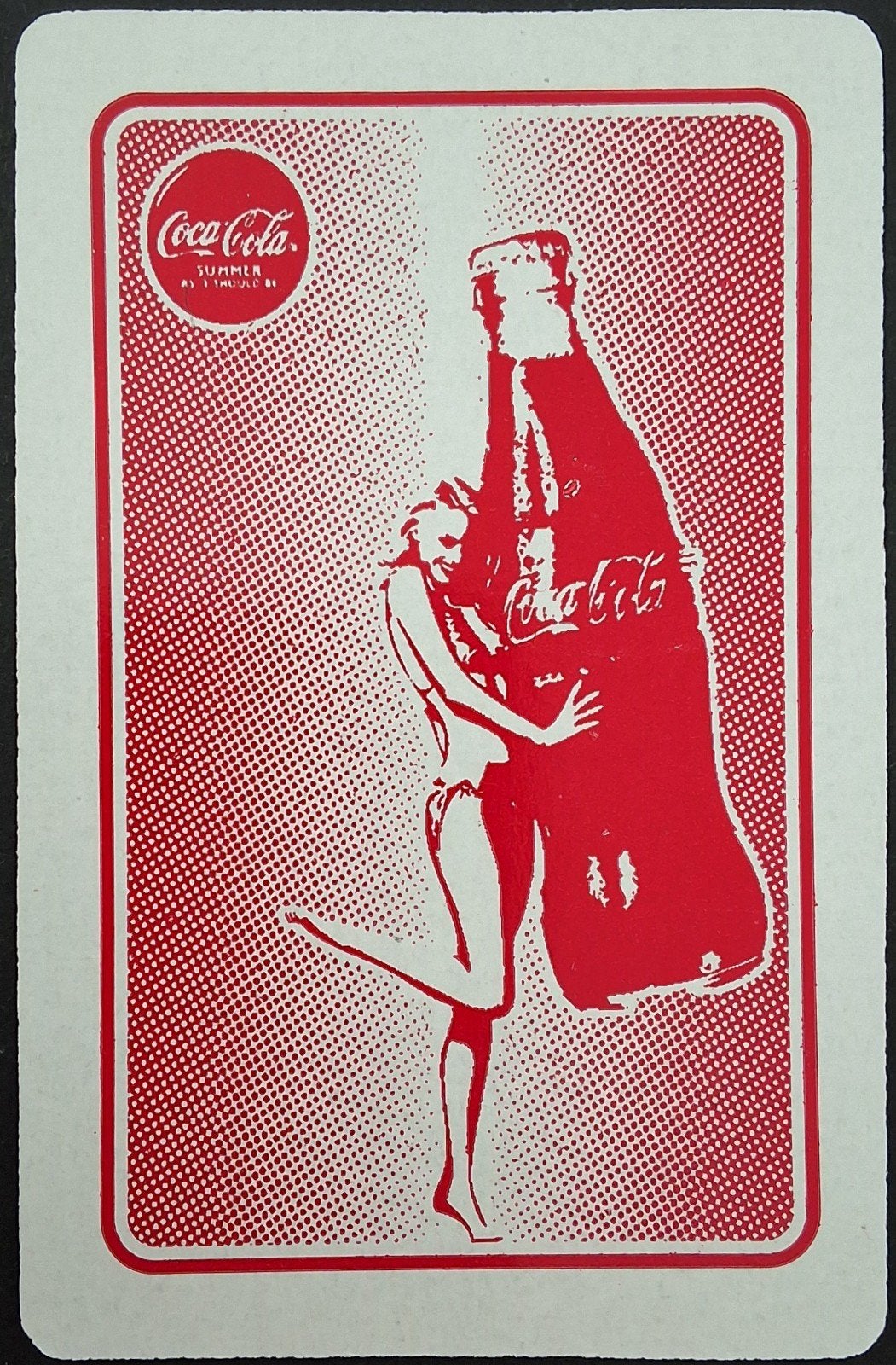 1 Speelkaart  Coca  Cola, Ophalen of Verzenden