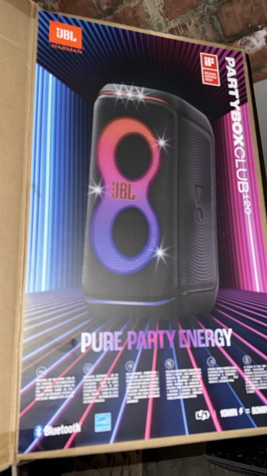 JBL PartyBox Club 120, Bluetooth, Enlèvement ou Envoi, Subwoofer, JBL