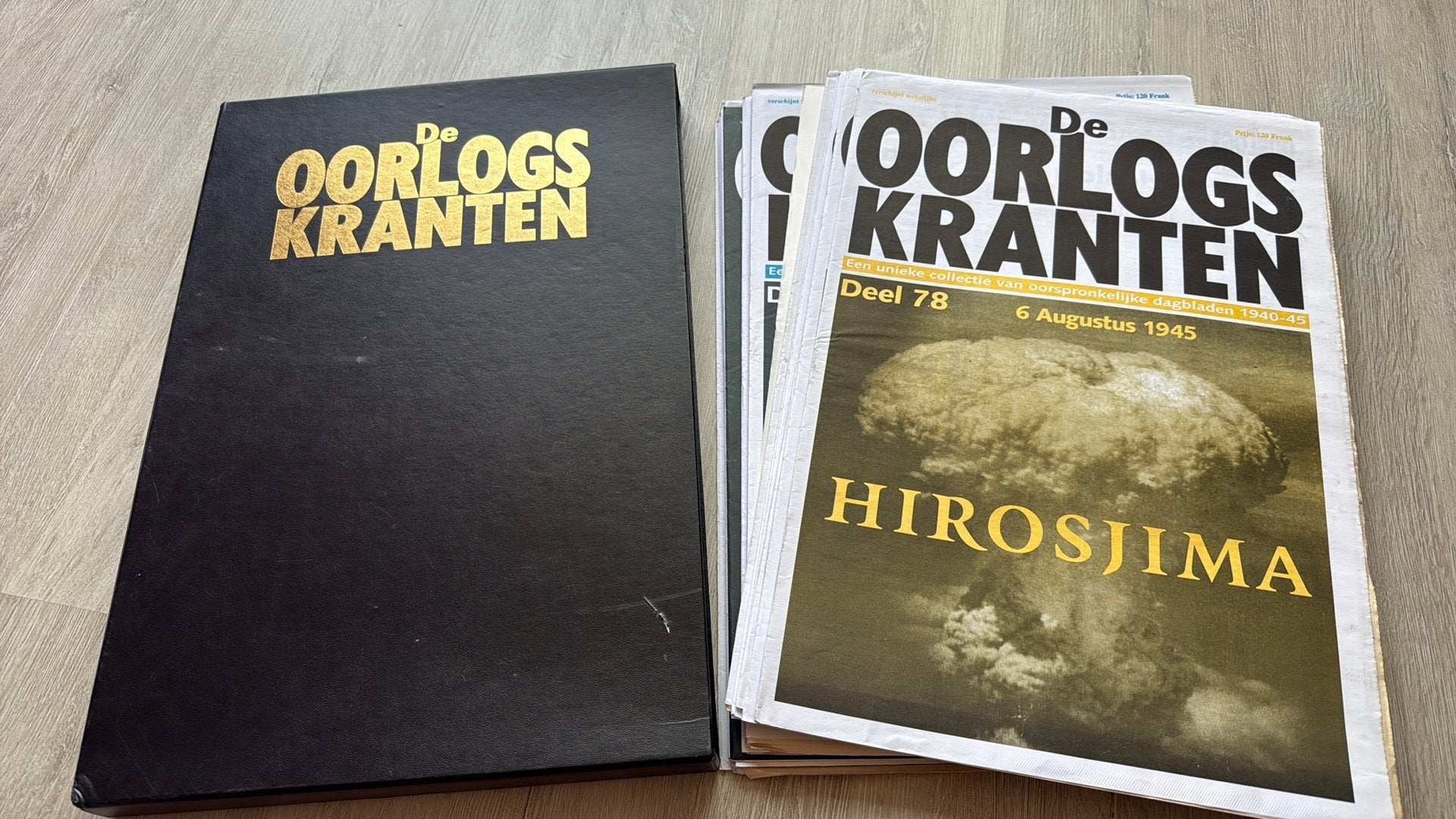 Oorlogskranten, Verzamelen, Ophalen