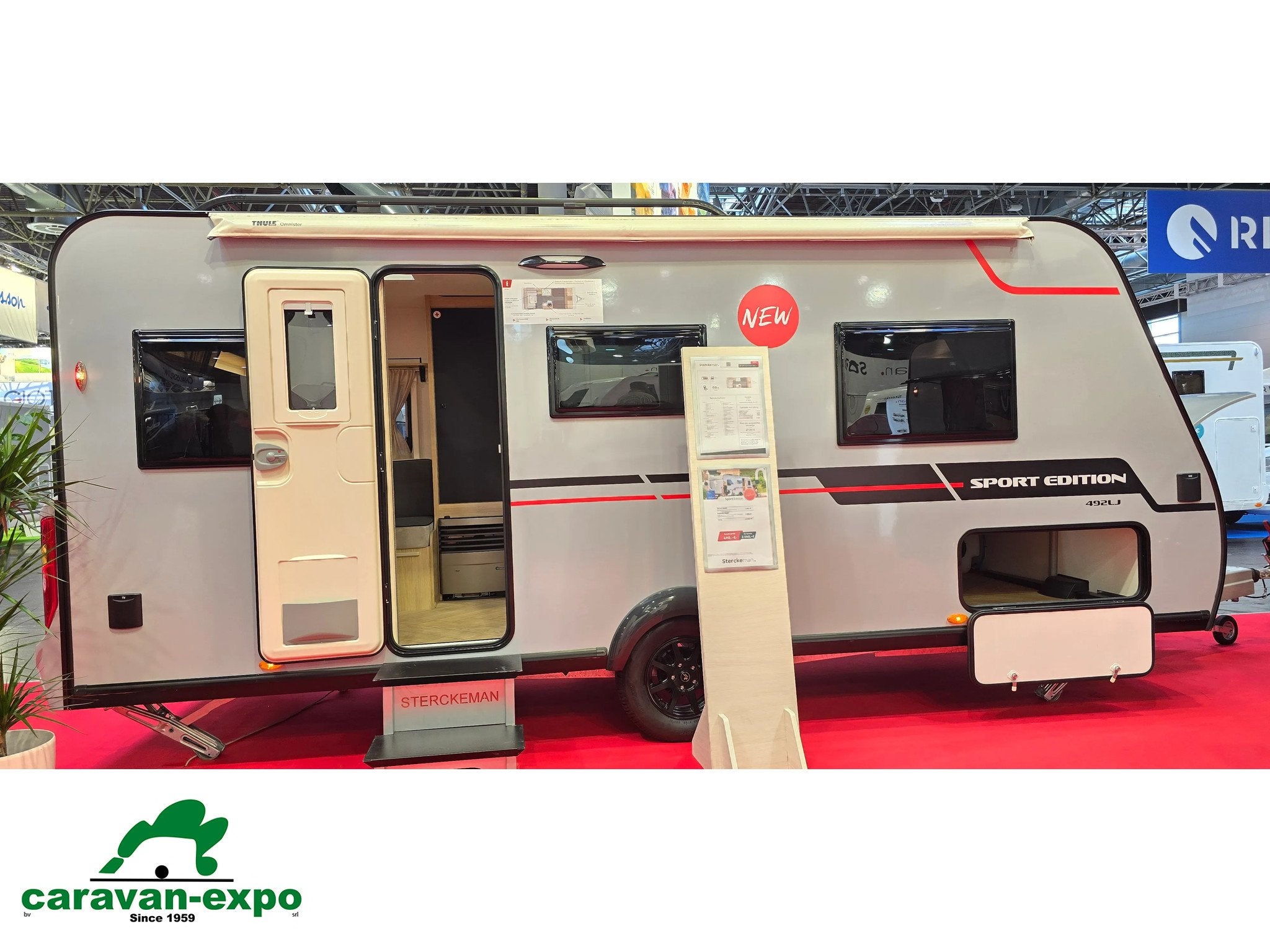 STERCKEMAN SPORT EDITION 492 LJ, Caravans en Kamperen, Sterckeman, Bedrijf, 5 tot 6 meter, Tot en met 4