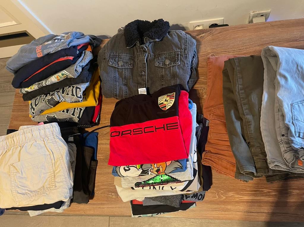 Kledingpakket    jongen maat 134/140, Ophalen of Verzenden, Zo goed als nieuw, Maat 140