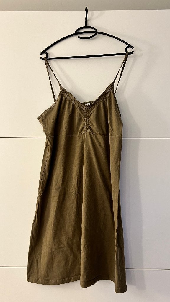 Trend One kaki mouwloze jurk, Kleding | Dames, Jurk, Ophalen of Verzenden, Groen, Trend One
