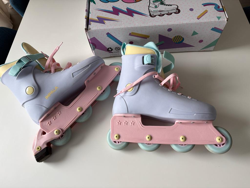 Impala inline skates fairy floss, Sport en Fitness, Skeelers, Ophalen, Zo goed als nieuw, Inline skates 4 wielen