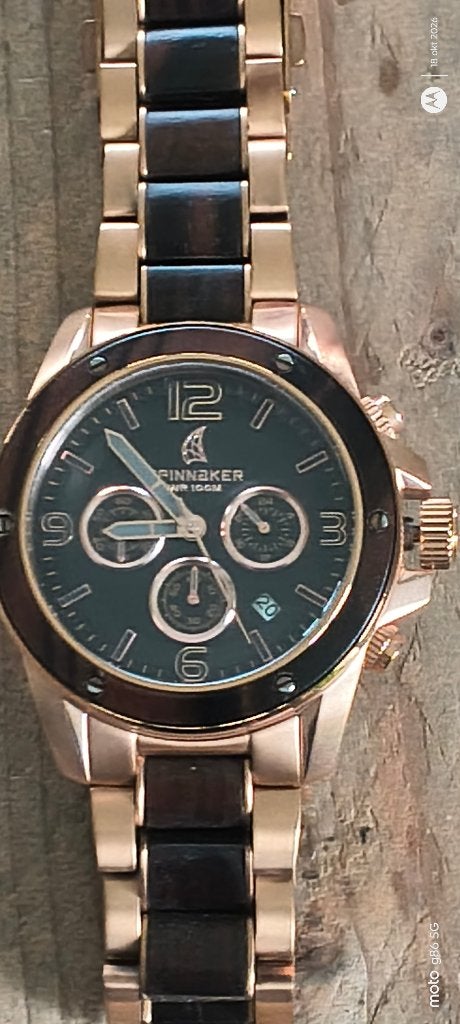 Montre chronographe Spinnaker Vessel, Bijoux, Sacs & Beauté, Enlèvement ou Envoi, Acier, Acier