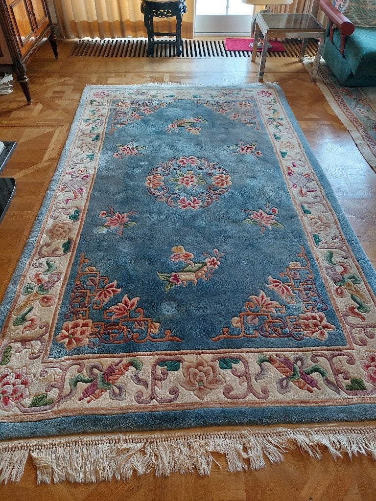 3 hoogwaaridige klassieke tapijten, Ophalen, Blauw