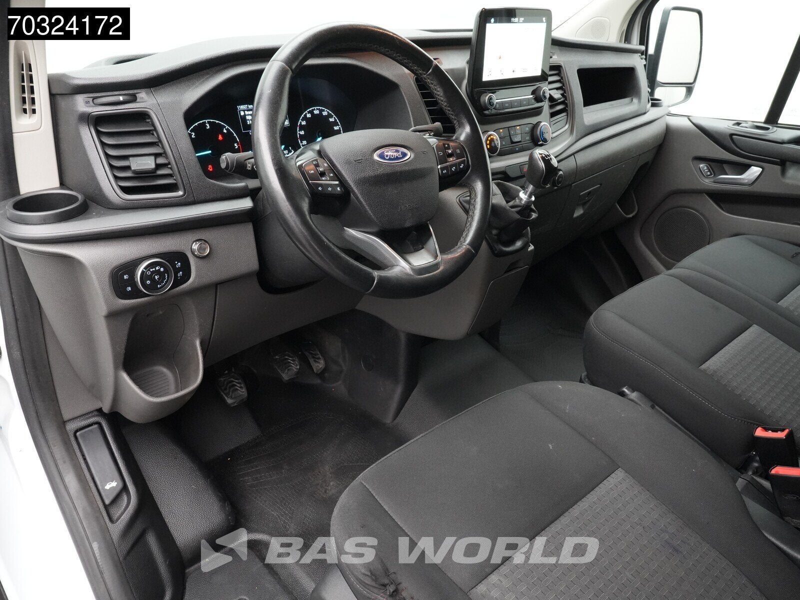 Ford Transit Custom L2H1 Trekhaak LED Xenon Navi Airco Cruis, Auto's, Bestelwagens en Lichte vracht, Euro 6, 4 cilinders, 2245 kg