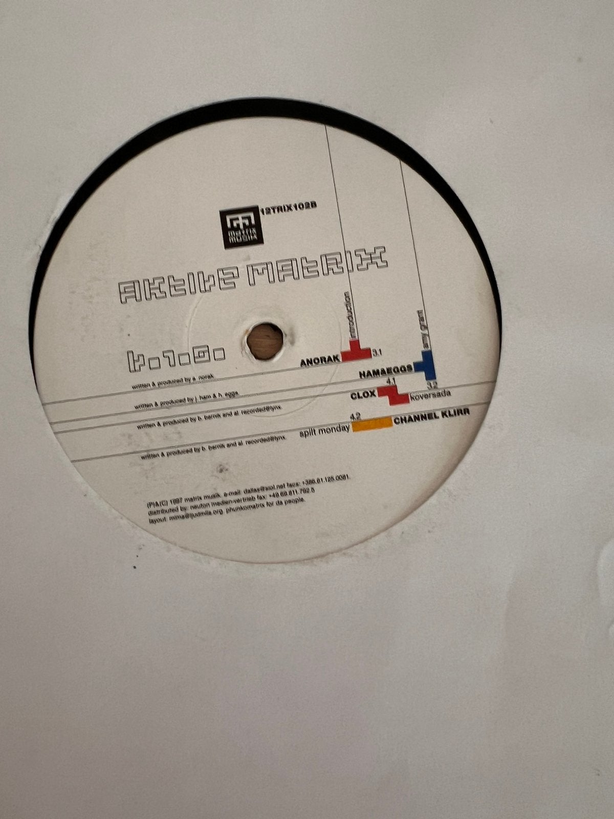 Aktive matrix, Cd's en Dvd's, Vinyl | Dance en House, Ophalen of Verzenden, Zo goed als nieuw, Techno
