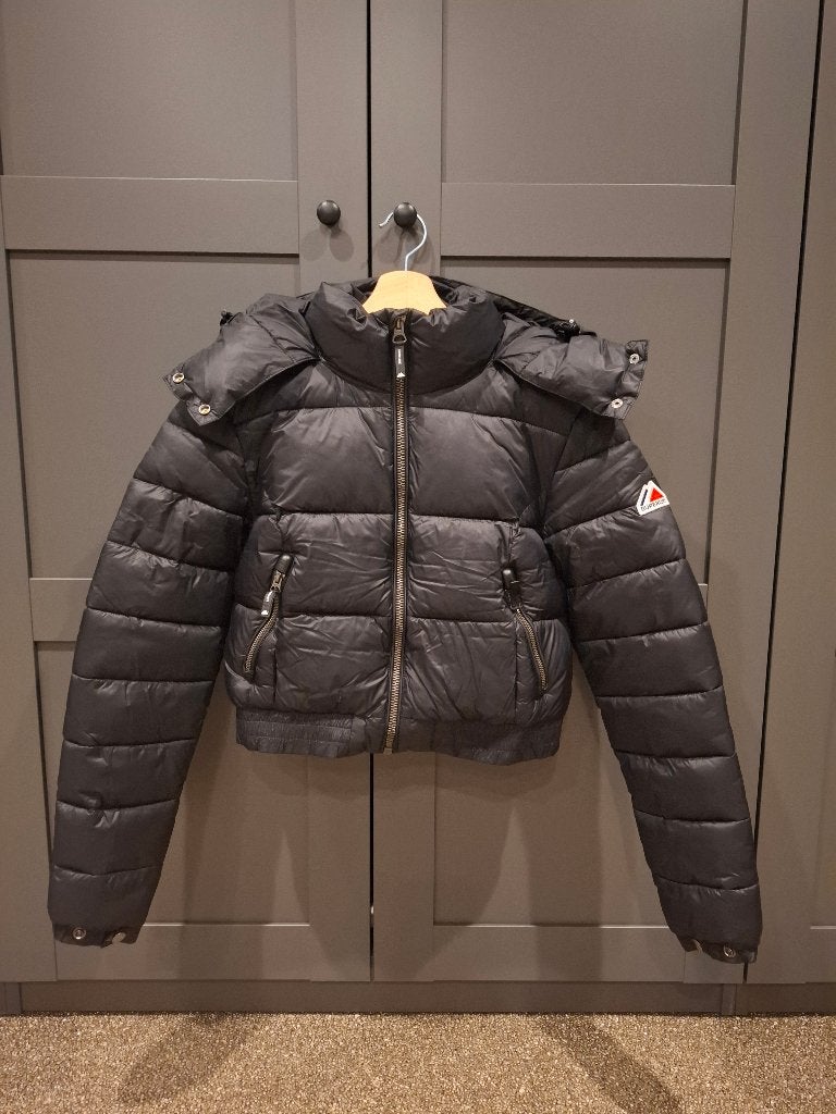 Superdry jas, Ophalen, Superdry, Zwart, Maat 36 (S)