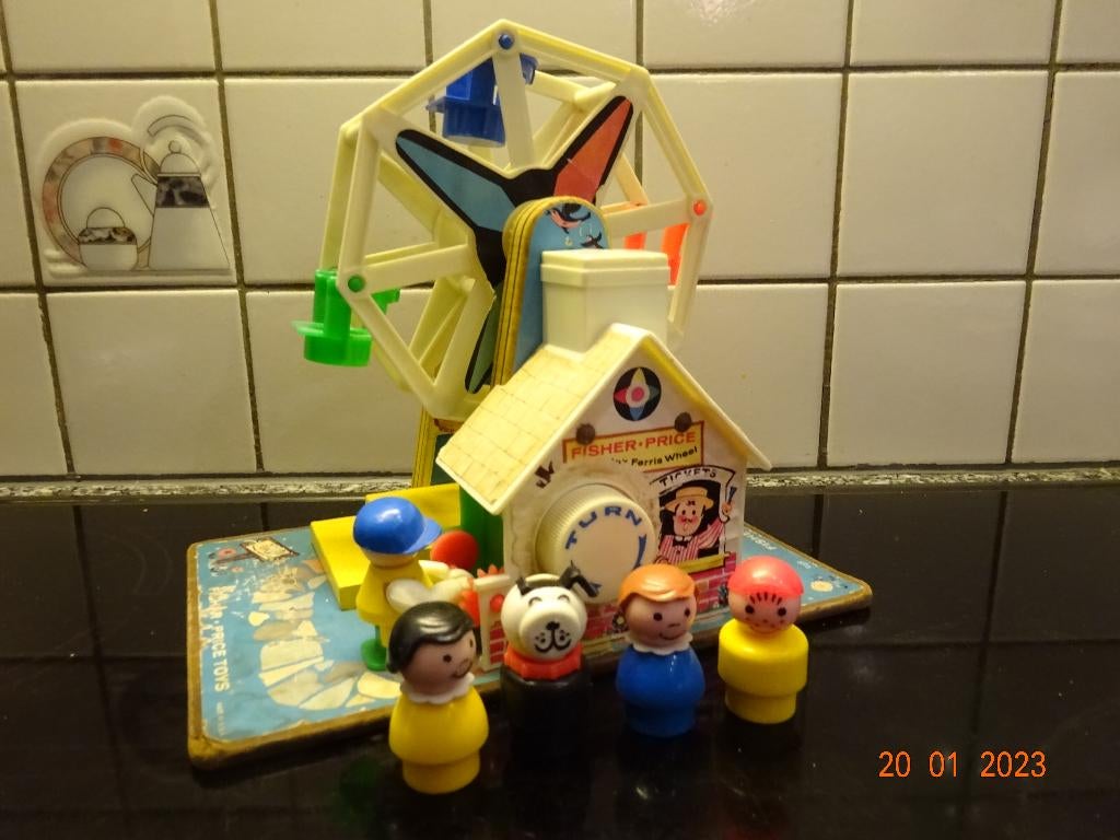 Fisher Price Reuzenrad #969*VINTAGE* Made U.S.A*musical, Enfants & Bébés, Jouets | Fisher-Price, Enlèvement ou Envoi