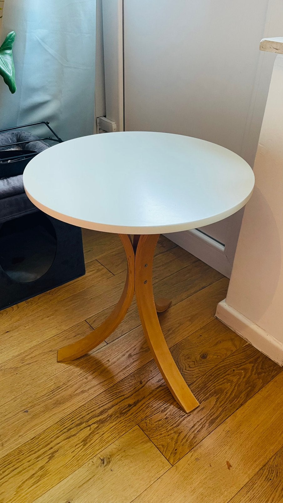 Table d’appoint ronde trepied IKEA, Maison & Meubles, Rond, Moins de 55 cm, Enlèvement, Bois