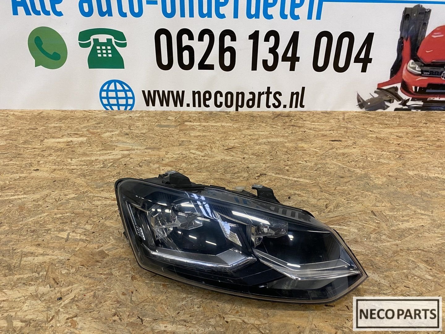 Vw polo 6C full led koplamp rechts geen xenon 6C1941036, Auto-onderdelen, Verlichting, Volkswagen, Gebruikt, Ophalen of Verzenden