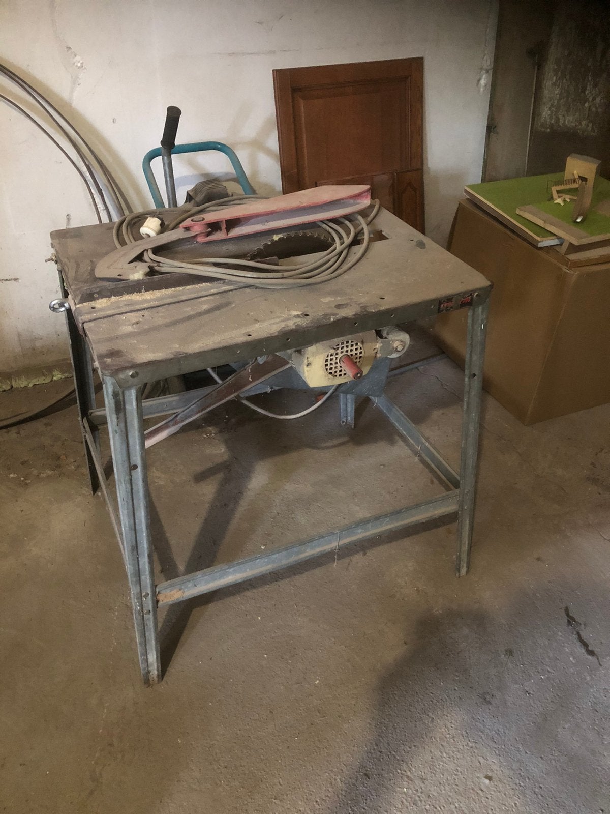 Zaagtafel Mafell, Enlèvement, Utilisé