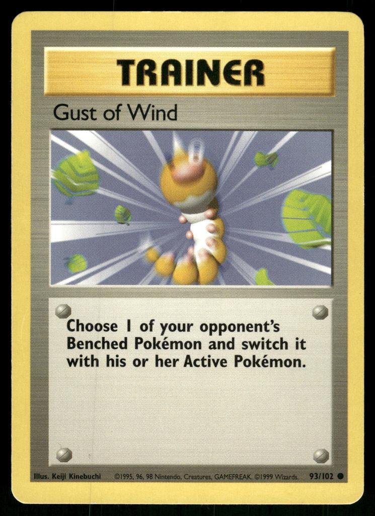 Gust of Wind 93/102 - Base (EX), Hobby en Vrije tijd, Verzamelkaartspellen | Pokémon, Verzenden, Gebruikt