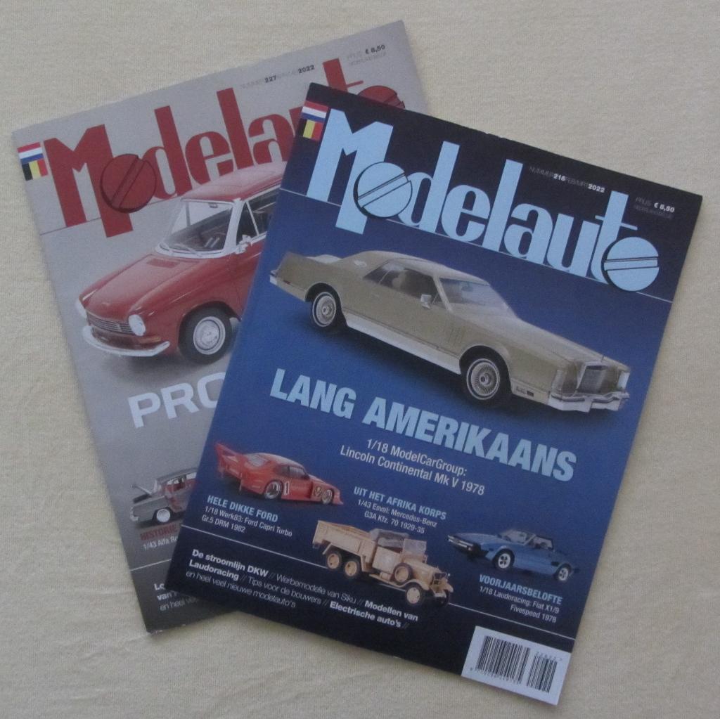 Modelauto Tijdschrift 2022 - 2 stuks, Boeken, Tijdschriften en Kranten, Ophalen of Verzenden, Zo goed als nieuw, Sport en Vrije tijd