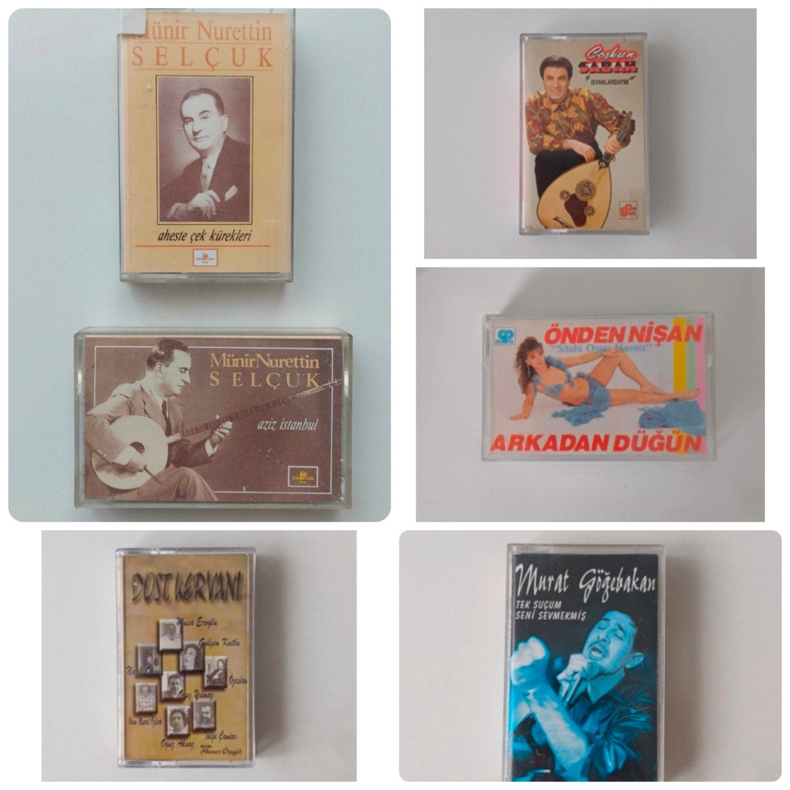 Cassettes audio TURC - différents chanteurs, CD & DVD, Enlèvement ou Envoi, Comme neuf, Dance