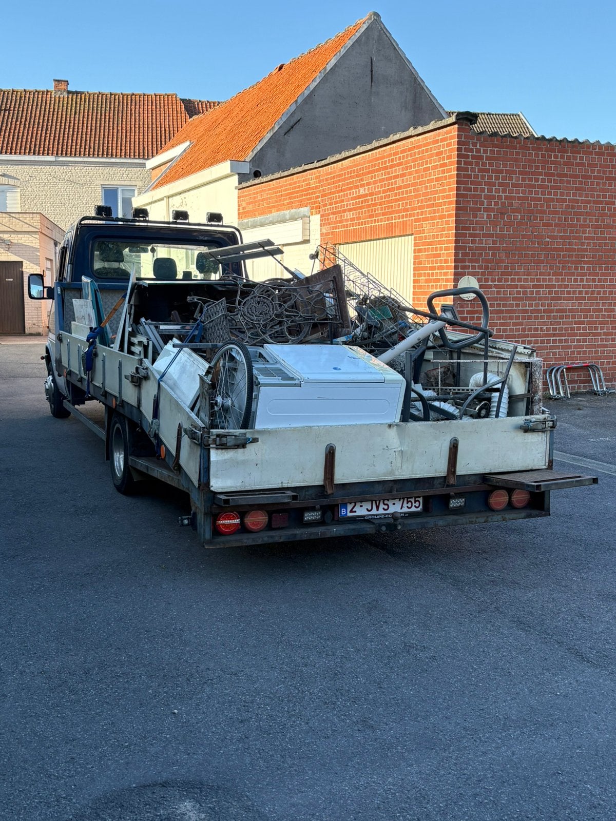 Ophallen van oud ijzer, Enlèvement, Utilisé, Autres métaux