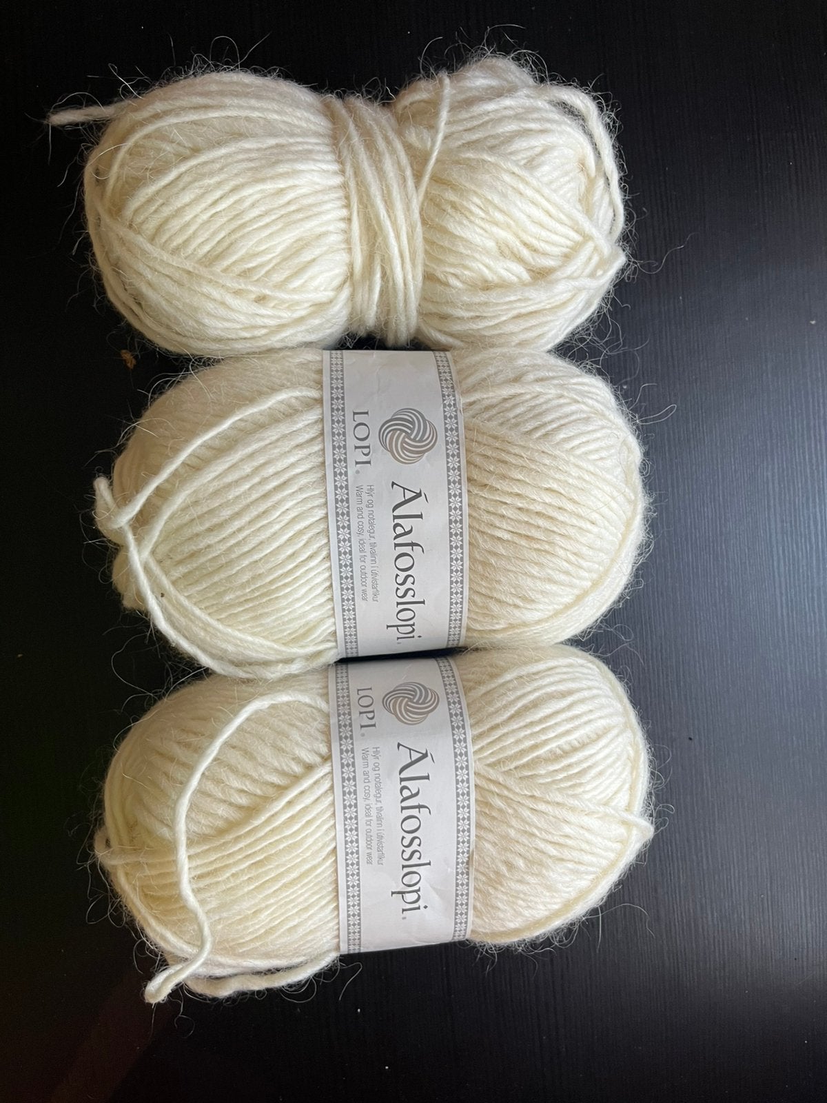 Alafosslopi - 100% wol - 2,5 bollen, Hobby en Vrije tijd, Ophalen, Zo goed als nieuw