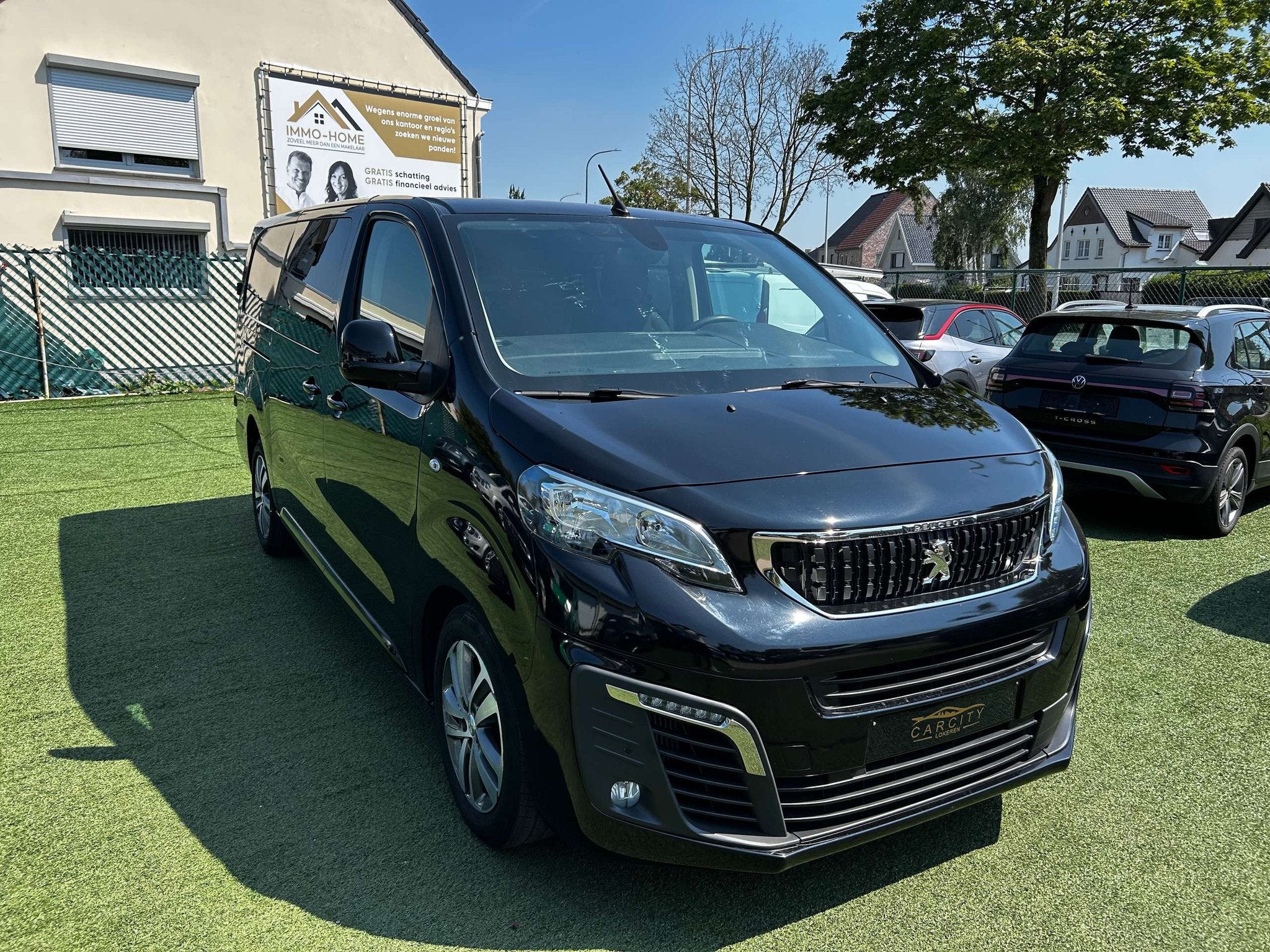 Peugeot Expert 2.0 HDI 177 PK DUBBEL CABINE 5 PL  AUTOMA, Auto's, Bestelwagens en Lichte vracht, Stof, Gebruikt, 4 cilinders, Zwart