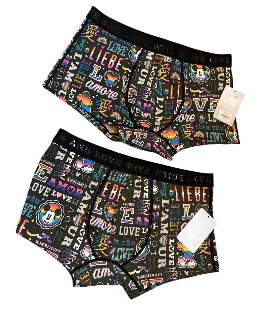 2 Boxers Disney Pride Collection Love with Pride 100% coton, Vêtements | Hommes, Sous-vêtements, Enlèvement ou Envoi, Autres couleurs