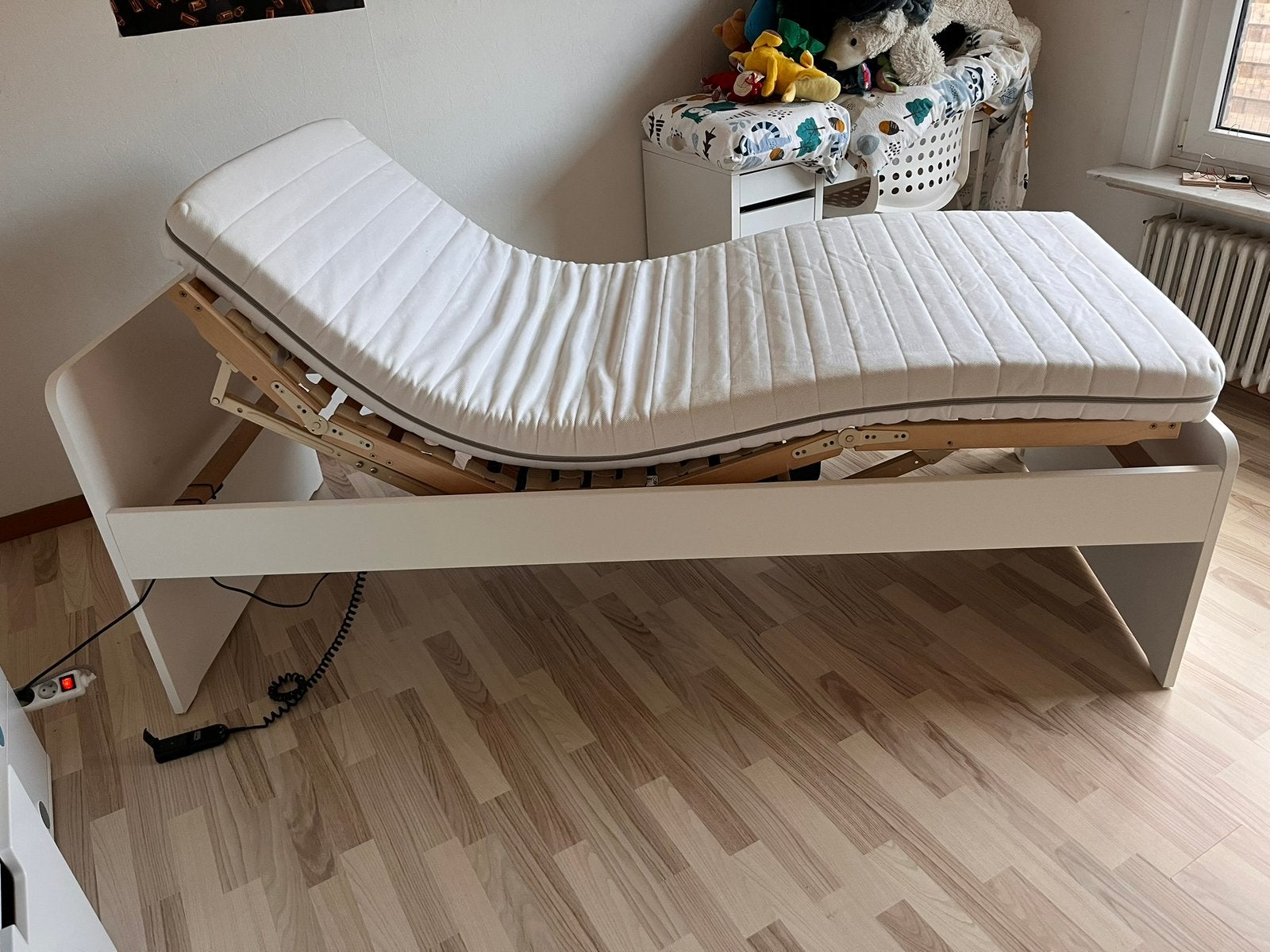 Eénpersoonsbed 90x200, Ophalen, Gebruikt, Matras