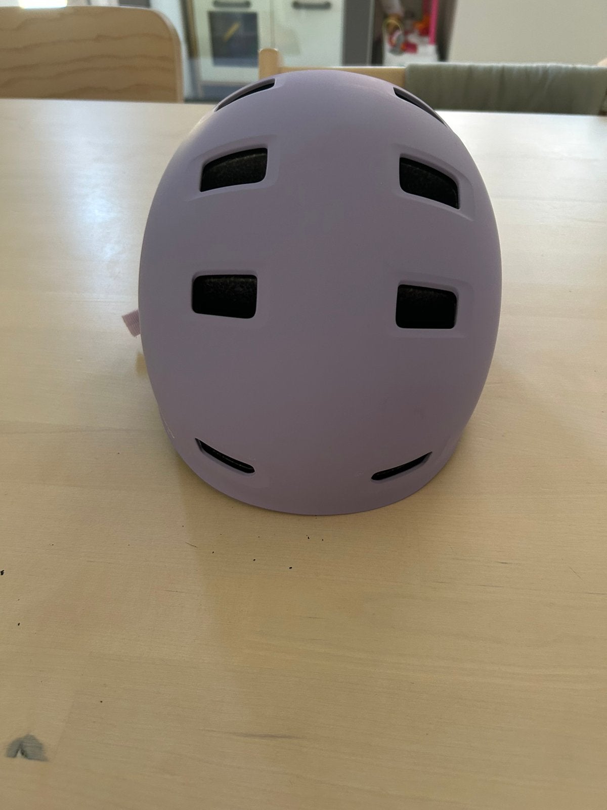 Helm dames paars, Ophalen, Zo goed als nieuw, M