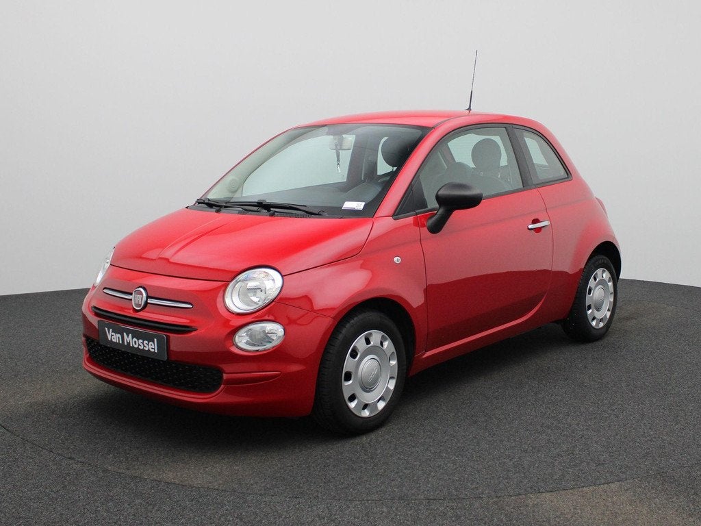 Fiat 500 0.9 TwinAir Turbo Young, Rouge, Entreprise, Tissu, 955 kg