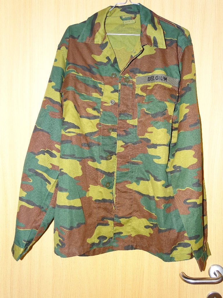 chemise abl camouflage seyntex belgium armée belge bariolé, Collections, Enlèvement ou Envoi, Autres, Vêtements ou Chaussures