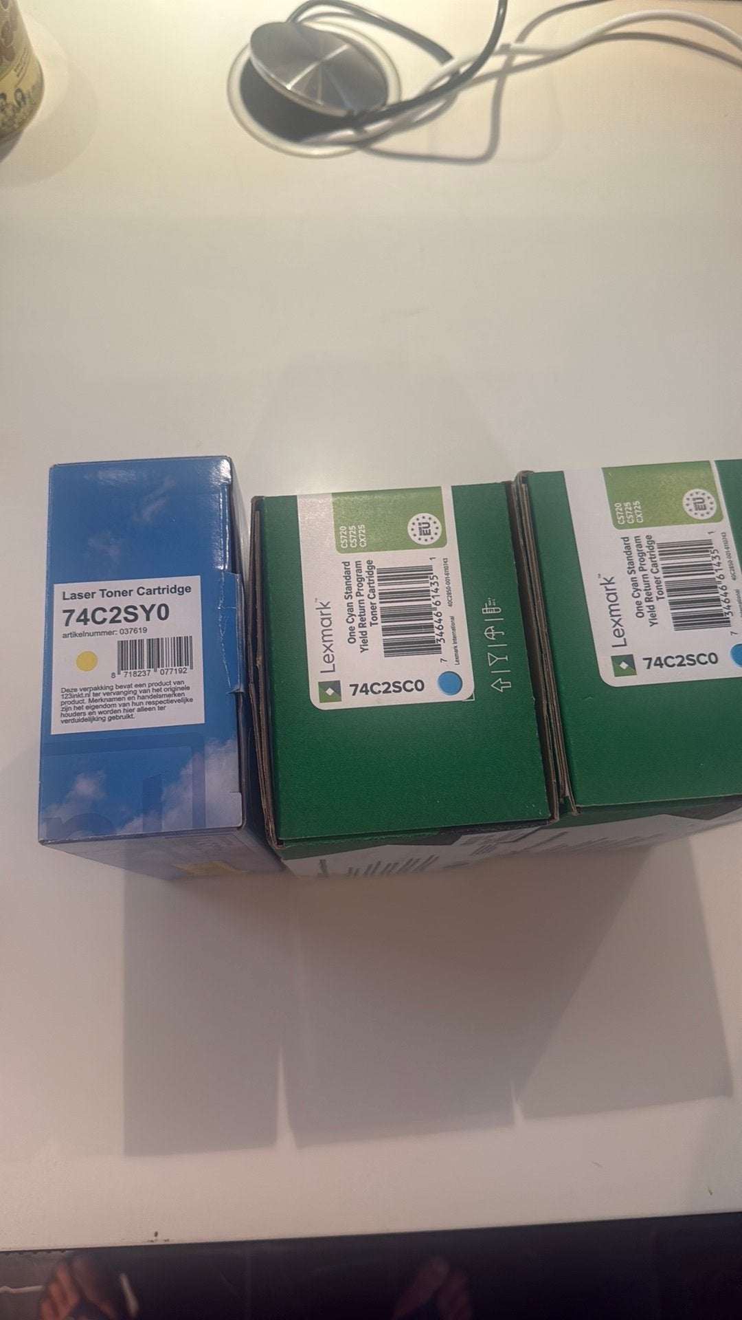 Te koop: Originele Lexmark tonercartridges – Nieuw, Enlèvement, Comme neuf