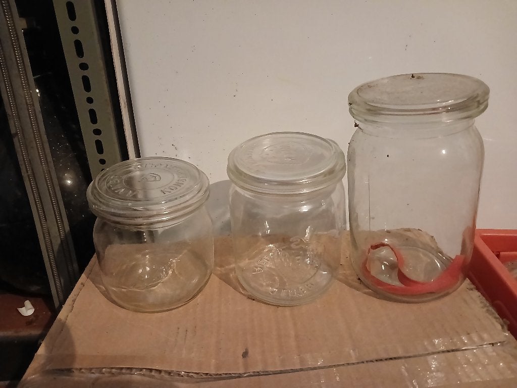 inmaakpotten, Ophalen, Gebruikt, Met deksel, Overige typen