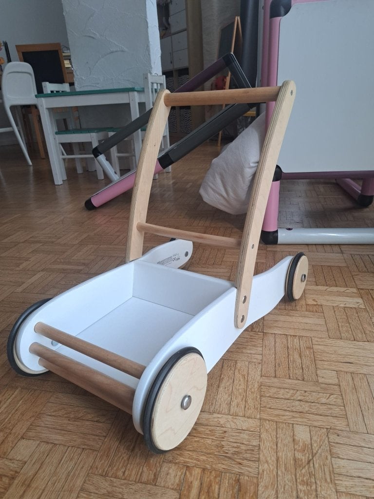 Pinolino Uli houten wandelwagen, Kinderen en Baby's, Ophalen, Gebruikt, Duw- of Trekspeelgoed