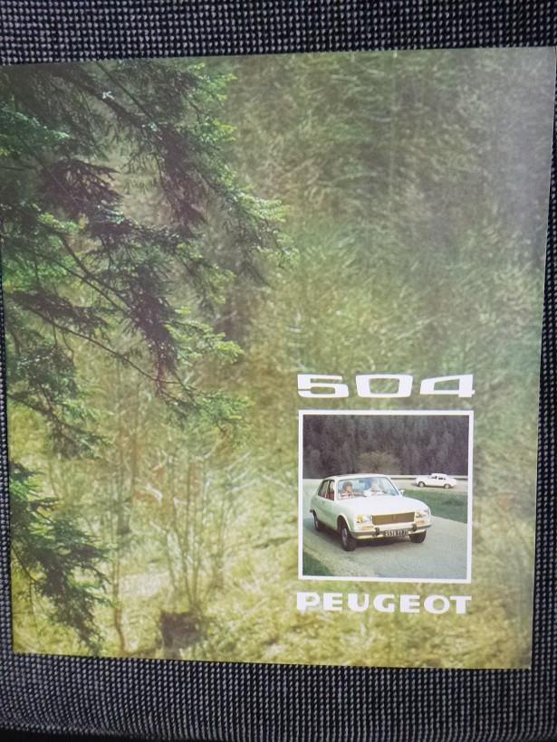 Peugeot 504 Limousine, brochure 7/1973, Boeken, Auto's | Folders en Tijdschriften, Verzenden, Gelezen, Peugeot