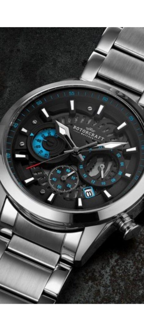 Horloge rotorcraft, Bijoux, Sacs & Beauté, Montres | Hommes, Autres marques, Enlèvement, Argent, Acier