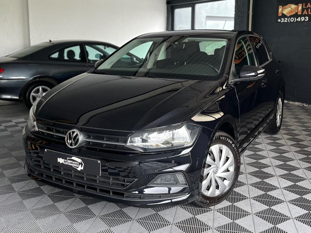 Volkswagen Polo 1.0TSi 1er Propriétaire Garantie 12 mois, Autos, Achat, Euro 6, Noir, 5 portes