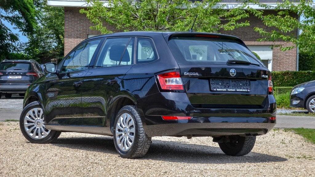 Skoda Fabia Combi 2019 1.0 TSI 95 PK 1 Jaar Garantie, Auto's, Voorwielaandrijving, Stof, 103 g/km, Zwart