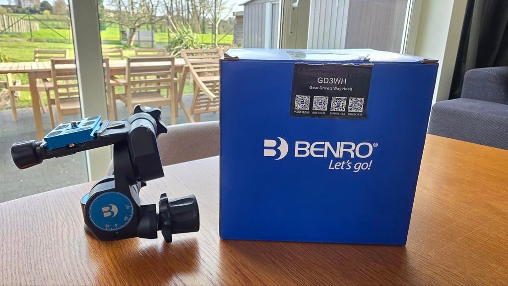 Benro GD3WH, Audio, Tv en Foto, Fotografie | Statieven en Balhoofden, Balhoofd, Ophalen of Verzenden