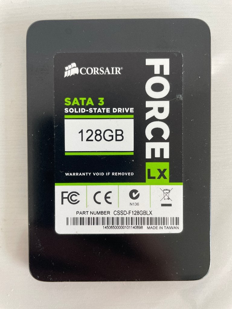 Corsair Force LX 128GB SSD — 2,5" SATA 3, Computers en Software, Ophalen, Intern, Gebruikt, Desktop