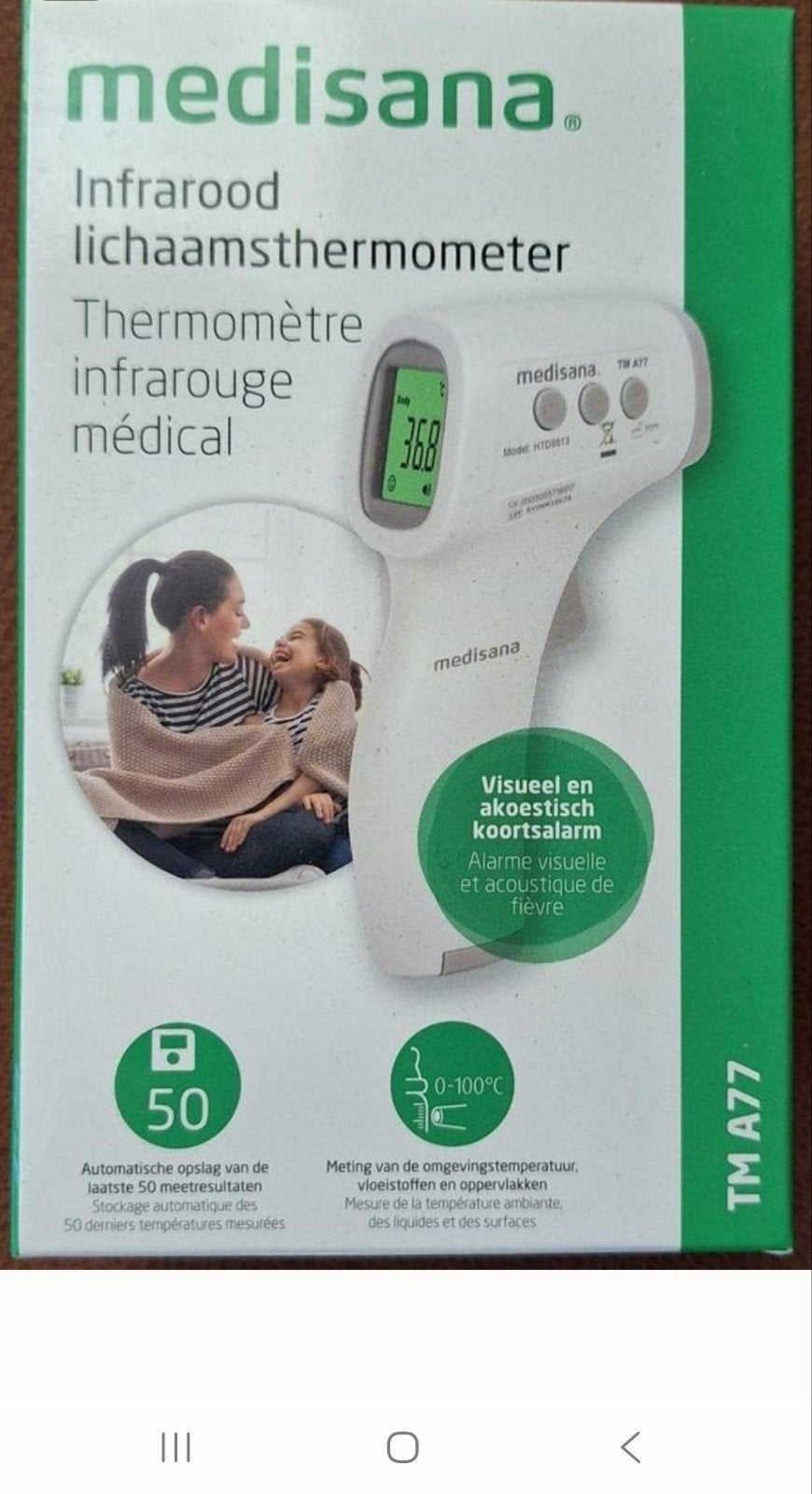 NOUVEAU THERMOMÈTRE MEDISANA TOP FEVER... en quelques second, Enlèvement ou Envoi