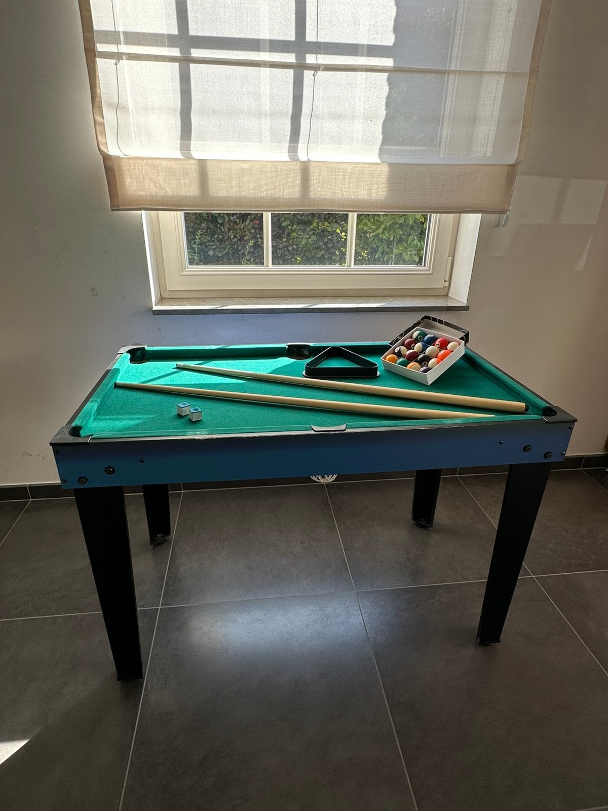 10 in 1 multifunctionele speeltafel, Sports & Fitness, Billards & Billards américains, Comme neuf, Enlèvement