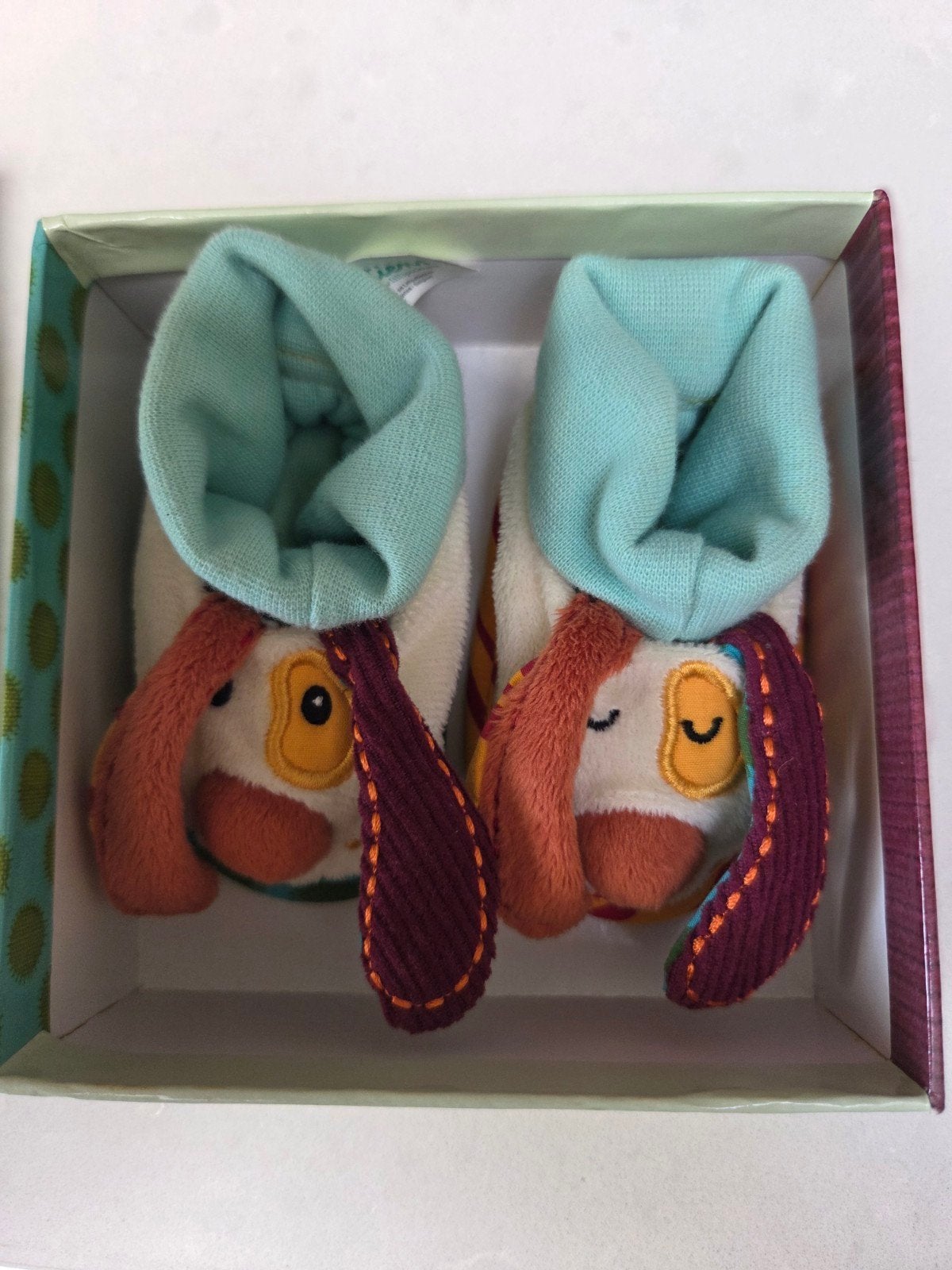 Lilliputiens baby sloefjes hondje, Kinderen en Baby's, Babykleding | Schoentjes en Sokjes, Ophalen, Slofjes, Jongetje of Meisje