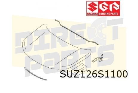 Suzuki Vitara motorkap (te spuiten) Origineel! 5730054P00, Autos : Pièces & Accessoires, Neuf, -, -, -