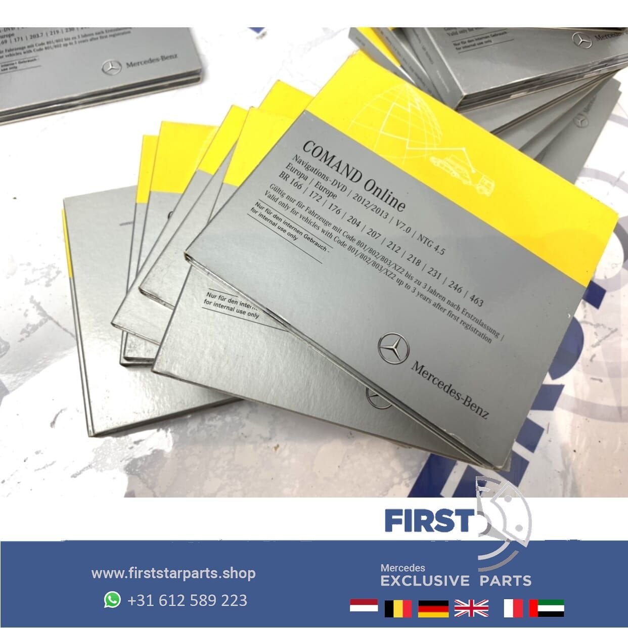 Mercedes COMAND NAVIGATIE CD EUROPA 2011-2012 NTG2.5 v7 W204