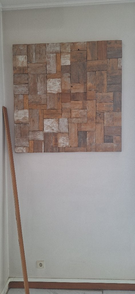Houten frame, Ophalen, Gebruikt, 110 cm, Overige typen
